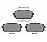 TEXTAR 2449101 Kit pastiglie freni