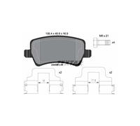 Set di pastiglie freno TEXTAR 2449602, posteriore