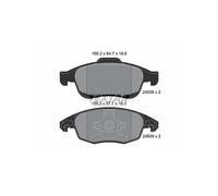 Set di pastiglie freno TEXTAR 2453801, anteriore