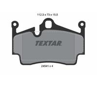 TEXTAR 2454101 Kit pastiglie freno, Freno a disco per PORSCHE