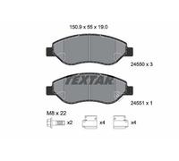 TEXTAR 2455001 Kit pastiglie freno, Freno a disco per OPEL,VAUXHALL