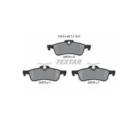 Set di pastiglie freno TEXTAR 2457401, posteriore