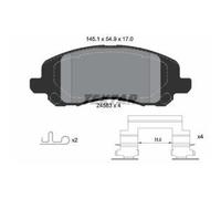 TEXTAR 2458301 Kit pastiglie freni