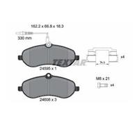 Set di pastiglie freno TEXTAR 2459501, anteriore