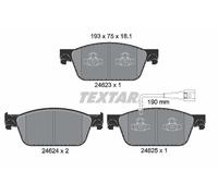 Textar Set pastiglie freno 2462301 anteriore per VW Transporter/Multivan T5