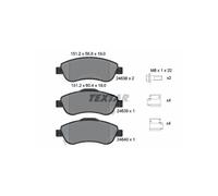 Set di pastiglie freno TEXTAR 2463801, anteriore