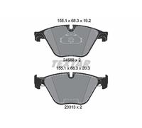 Set di pastiglie freno TEXTAR 2468801, anteriore