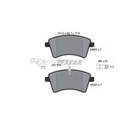 TEXTAR 2469306 Pastiglie freno anteriore per Kangoo NV250