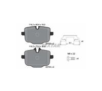 Set di pastiglie freno TEXTAR 2470301, posteriore