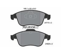 TEXTAR 2471001 Kit pastiglie freno, Freno a disco per RENAULT,SAMSUNG