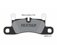 Textar Set di pastiglie freno 2472102 posteriore per Porsche Cayenne