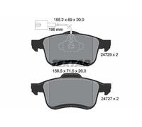 Kit Pastiglie Freno a Disco Anteriori TEXTAR per LANCIA Delta 3 serie 1.8 1.9 2.