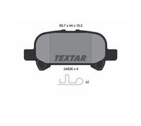 Textar 2483501 Kit Pastiglie Freno a Disco Posteriore per Toyota Avalon X2 X3