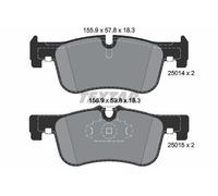 TEXTAR 2501401 Kit pastiglie freno, Freno a disco per BMW