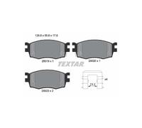TEXTAR 2501901 Kit pastiglie freni