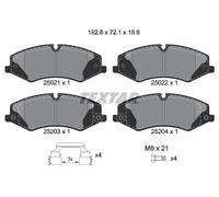 TEXTAR Pastiglie Freno Bremsbelegsatz Frontale per Land Rover Range Discovery IV