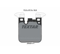 TEXTAR 2502901 Kit pastiglie freno, Freno a disco per BMW