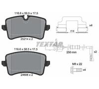 Set di pastiglie freno TEXTAR 2521404, posteriore
