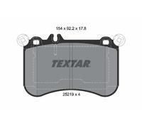 TEXTAR 2521902 Kit pastiglie freno, Freno a disco per MERCEDES-BENZ