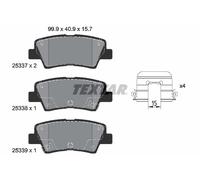 TEXTAR 2533707 Kit pastiglie freno, Freno a disco per HYUNDAI,HYUNDAI (BEIJING),