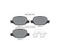 TEXTAR 2541101 Kit pastiglie freni