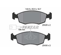 TEXTAR 2542901 Kit pastiglie freno, Freno a disco per FIAT