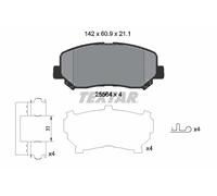 TEXTAR 2556403 Kit pastiglie freno, Freno a disco per JEEP,JEEP (GAC FCA)
