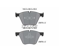 TEXTAR 2567501 Kit pastiglie freno, Freno a disco per BMW