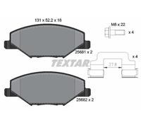 TEXTAR 2568101 Kit pastiglie freno, Freno a disco per SKODA,VW