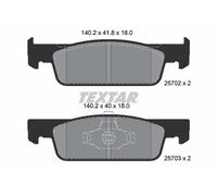TEXTAR 2570201 Kit pastiglie freno, Freno a disco per DACIA,RENAULT,SMART