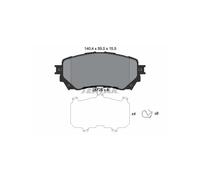 2572501 - PASTIGLIE FRENO Anteriori TEXTAR Q+ MAZDA 6 2.0 2.2 2.5 SW Tre Volumi