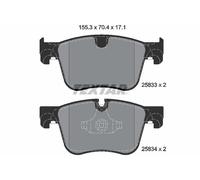 2583301 Kit pastiglie freno, Freno a disco anteriore (MARCA TEXTAR)..