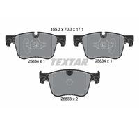 2583401 Kit pastiglie freno, Freno a disco anteriore (MARCA TEXTAR)..