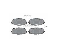Textar Pastiglie Freni Anteriori per Audi A4 A5 A6 A7 A8 Q5 Q7 Q8 VW Touareg CR7