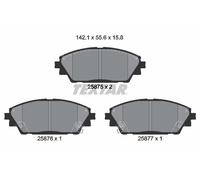 TEXTAR 2587501 Kit pastiglie freno, Freno a disco per MAZDA,MAZDA (CHANGAN)