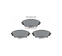 TMD Friction Services 2587501 Kit pastiglie freno, Freno A Disco