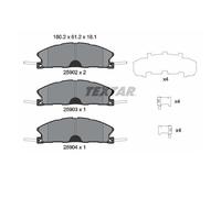 Textar 2590201 Kit Pastiglie Freno a Disco Frontale per Ford USA Explorer Flex