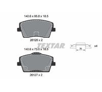 TEXTAR 2612601 Kit pastiglie freno, Freno a disco per LYNK & CO,VOLVO,VOLVO ASIA