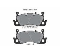 TEXTAR 2625001 Kit pastiglie freni