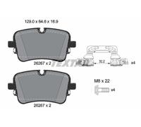 TEXTAR 2626701 Kit pastiglie freni