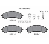 TEXTAR 2630001 Kit pastiglie freni