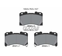 TEXTAR 2642001 Kit pastiglie freni