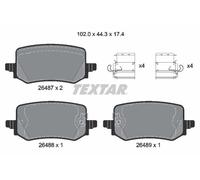 TEXTAR 2648701 Kit pastiglie freno, Freno a disco per HYUNDAI,KIA