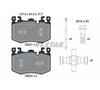 TEXTAR 2653101 Kit pastiglie freni