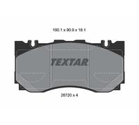 TEXTAR 2672001 Kit pastiglie freno, Freno a disco per MERCEDES-BENZ