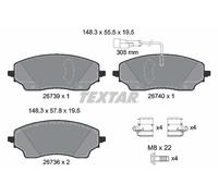 TEXTAR 2673901 Kit pastiglie freni
