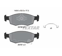 TEXTAR 2678601 Kit pastiglie freno, Freno a disco per FIAT,LANCIA