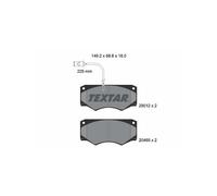 TEXTAR 2901201 Kit pastiglie freni
