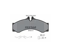 TEXTAR 2915301 Pastiglie freno posteriore per Sprinter LT Vario