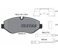 TEXTAR Kit pastiglie freno, Freno a disco per MERCEDES-BENZ VW 2919202